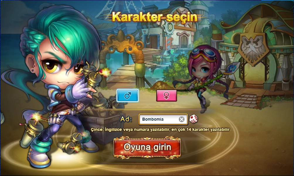 Karakter Seçimi